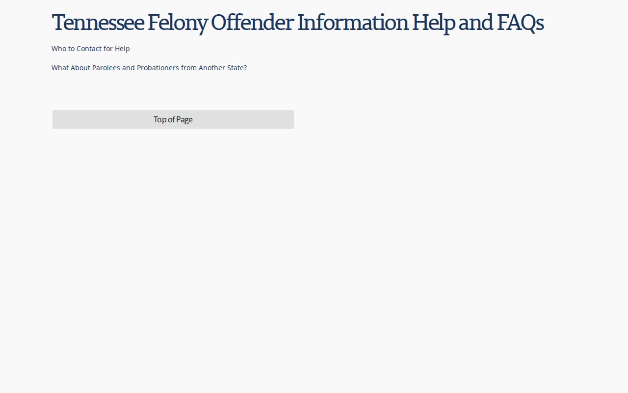 Cannon County arrest history FOIL help and correction contacts