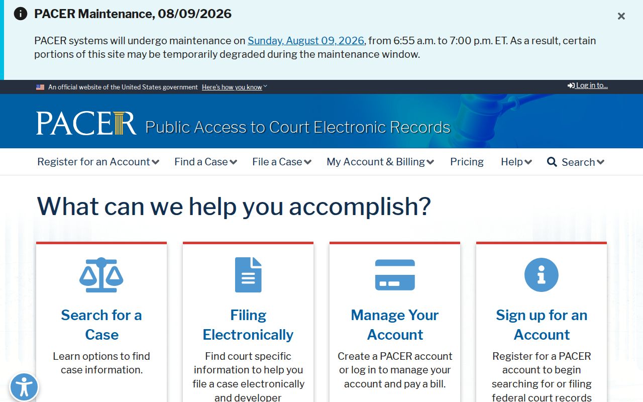 Cannon County criminal court cases in PACER federal records