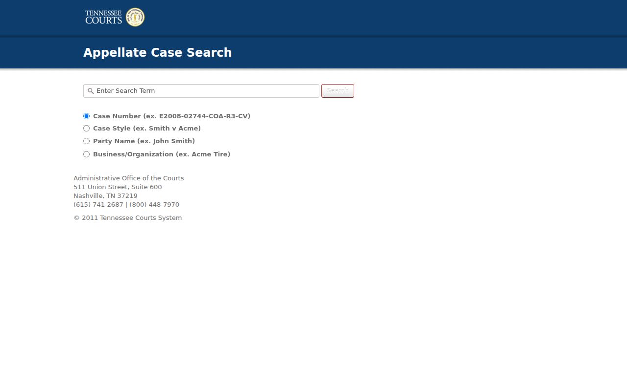 Cannon County criminal court case appellate history search